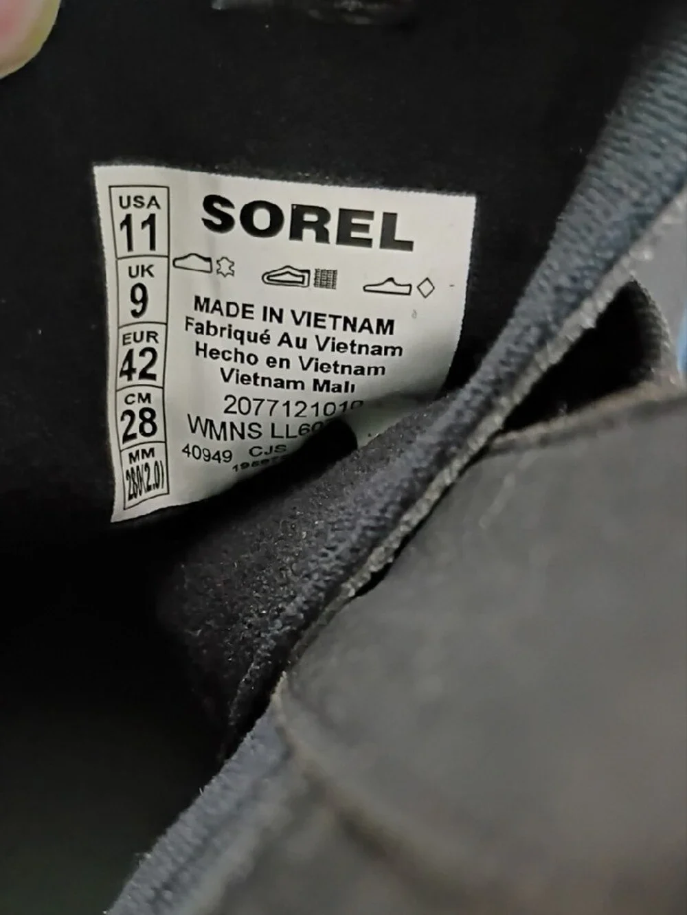 New Sorel Caribou X Women's Black Lace-Up Waterproof Chunky Platform Boots 11